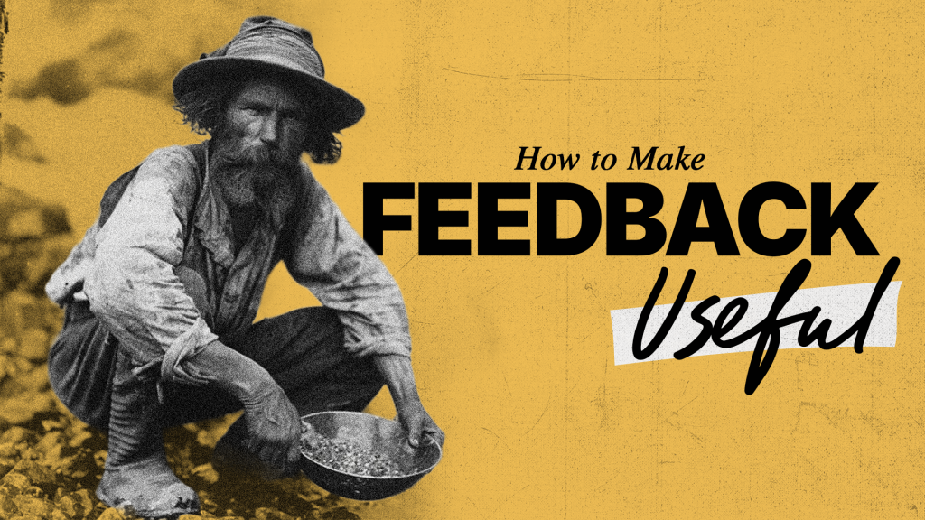 make feedback useful